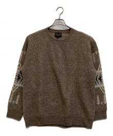 PENDLETON（ペンドルトン）の古着「別注ニットプルオーバー」｜ブラウン