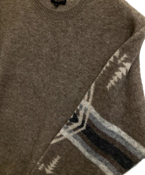 PENDLETON（ペンドルトン）PENDLETON (ペンドルトン) 別注ニットプルオーバー ブラウン サイズ:Fの古着・服飾アイテム