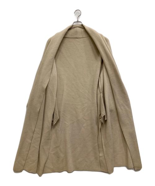 MUSE de Deuxieme Classe（ミューズ ドゥーズィエム クラス）MUSE de Deuxieme Classe (ミューズ ドゥーズィエム クラス) スムースニットガウンコート ベージュ サイズ:Fの古着・服飾アイテム