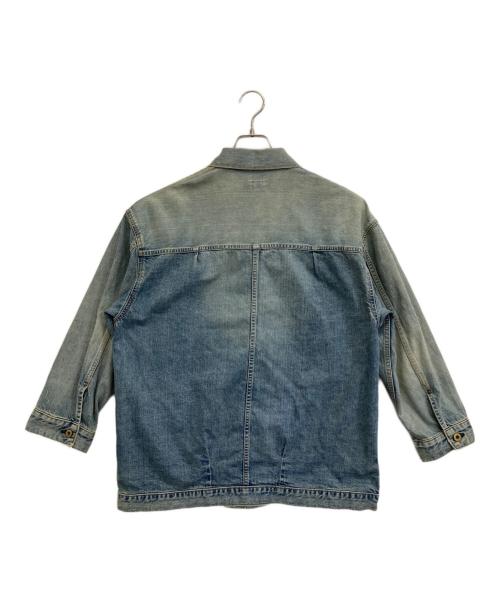 Attick by Johnbull（アティックバイジョンブル）Attick by Johnbull (アティックバイジョンブル) 別注トラッカージャケット インディゴ サイズ:FREEの古着・服飾アイテム