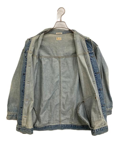 Attick by Johnbull（アティックバイジョンブル）Attick by Johnbull (アティックバイジョンブル) 別注トラッカージャケット インディゴ サイズ:FREEの古着・服飾アイテム