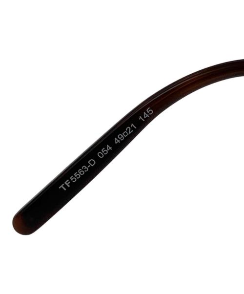 TOM FORD（トムフォード）TOM FORD (トムフォード) 伊達眼鏡 ブラウン サイズ:49□21の古着・服飾アイテム