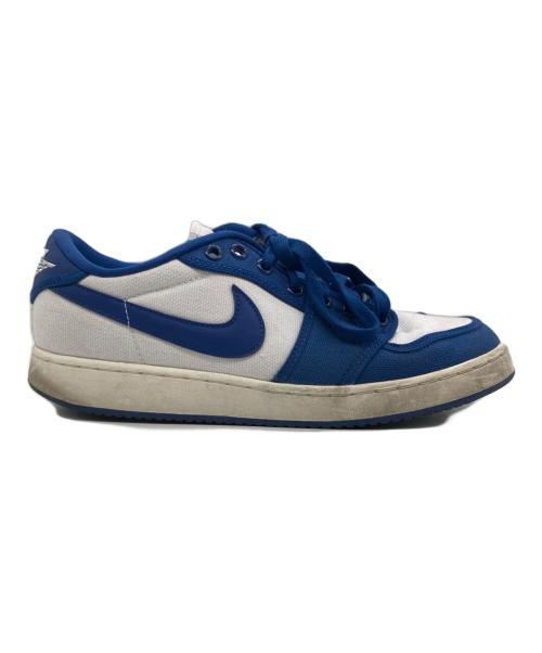 NIKE（ナイキ）NIKE (ナイキ) AIR JORDAN 1 KO LOW ホワイト×ブルー サイズ:26の古着・服飾アイテム