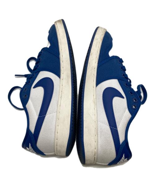 NIKE（ナイキ）NIKE (ナイキ) AIR JORDAN 1 KO LOW ホワイト×ブルー サイズ:26の古着・服飾アイテム