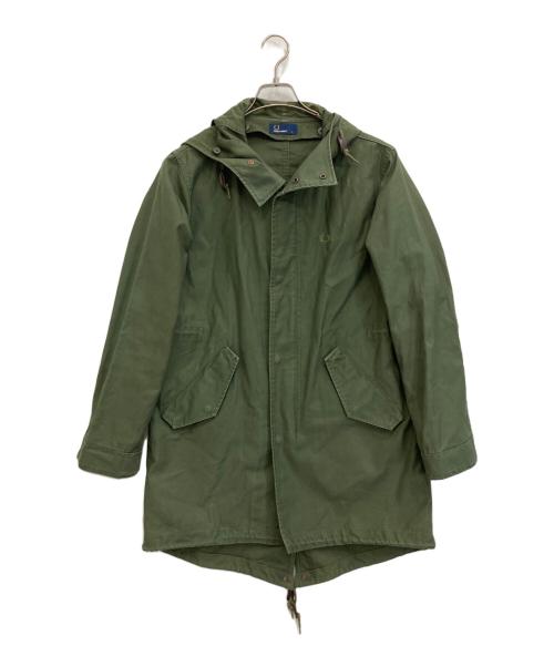 FRED PERRY（フレッドペリー）FRED PERRY (フレッドペリー) ミリタリーコート グリーン サイズ:Ｓの古着・服飾アイテム