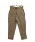 BRUNELLO CUCINELLI (ブルネロクチネリ) リネンストライプパンツ ブラウン サイズ:40：11000円