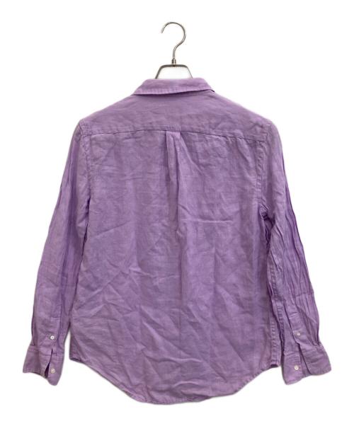 POLO RALPH LAUREN（ポロ・ラルフローレン）POLO RALPH LAUREN (ポロ・ラルフローレン) リネンシャツ バイオレット サイズ:Ｓの古着・服飾アイテム