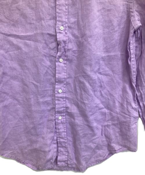 POLO RALPH LAUREN（ポロ・ラルフローレン）POLO RALPH LAUREN (ポロ・ラルフローレン) リネンシャツ バイオレット サイズ:Ｓの古着・服飾アイテム
