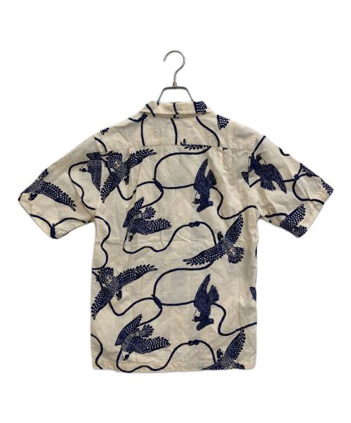 pataloha（パタロハ）pataloha (パタロハ) 鷹柄アロハシャツ アイボリー サイズ:XXSの古着・服飾アイテム