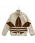 adidas（アディダス）の古着「U SHERPA JACKET」｜ブラウン×アイボリー