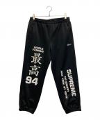 SUPREMEシュプリーム）の古着「Worldwide Tricot Track Pant」｜ブラック
