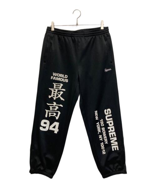 SUPREME（シュプリーム）SUPREME (シュプリーム) Worldwide Tricot Track Pant ブラック サイズ:Ｓの古着・服飾アイテム