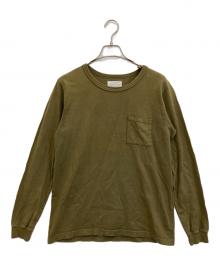 FULLCOUNT（フルカウント）の古着「Heavywight Pocket L/S Tee」｜オリーブ