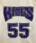 中古・古着 MITCHELL & NESS (ミッチェルアンドネス) メッシュカットソー ホワイト×パープル サイズ:Ｌ：4000円
