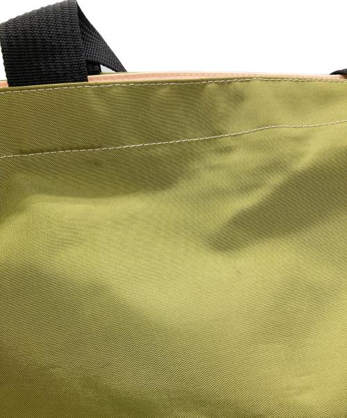 Herve Chapelier（エルベシャプリエ）Herve Chapelier (エルベシャプリエ) 舟形ナイロントートバッグ 黄緑の古着・服飾アイテム