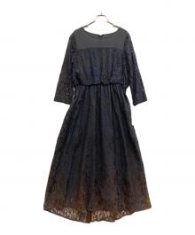 rite fete（リルフェテ）の古着「レースワンピース」｜グレー