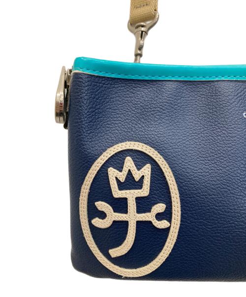 CASTELBAJAC（カステルバジャック）CASTELBAJAC (カステルバジャック) ショルダーバッグ ネイビーの古着・服飾アイテム