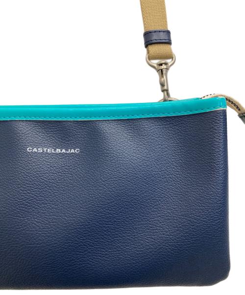 CASTELBAJAC（カステルバジャック）CASTELBAJAC (カステルバジャック) ショルダーバッグ ネイビーの古着・服飾アイテム
