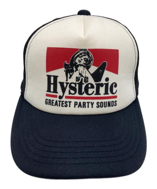 Hysteric Glamour（ヒステリックグラマー）Hysteric Glamour (ヒステリックグラマー) GUITAR GIRL メッシュキャップ ブラックの古着・服飾アイテム