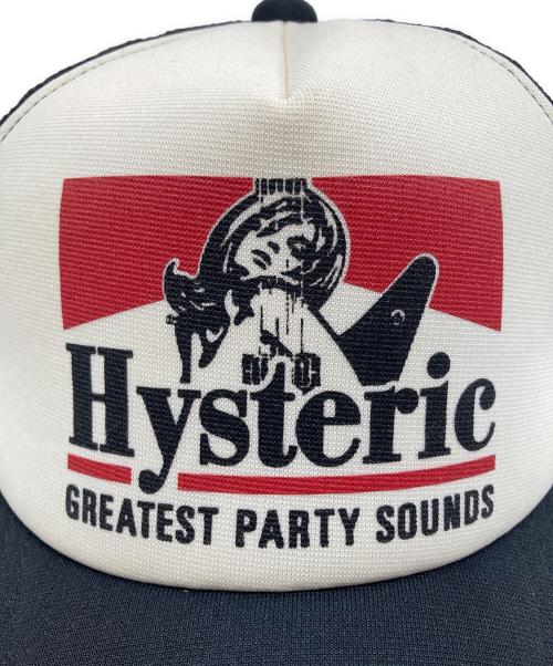 Hysteric Glamour（ヒステリックグラマー）Hysteric Glamour (ヒステリックグラマー) GUITAR GIRL メッシュキャップ ブラックの古着・服飾アイテム