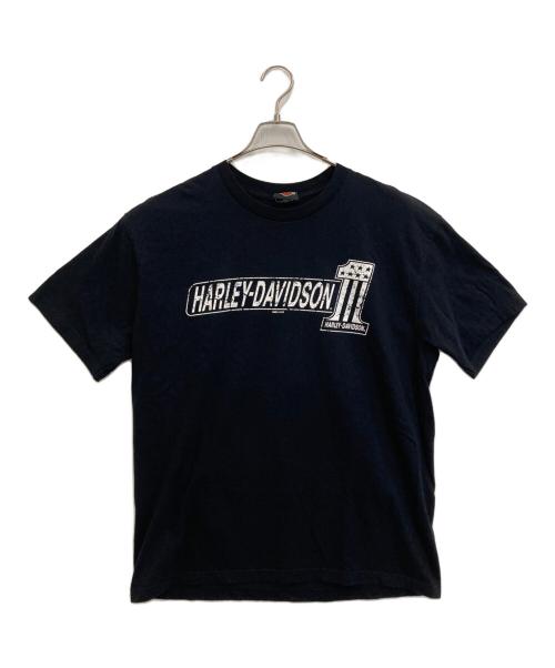 HARLEY-DAVIDSON（ハーレーダビッドソン）HARLEY-DAVIDSON (ハーレーダビッドソン) Tシャツ ブラック サイズ:不明の古着・服飾アイテム