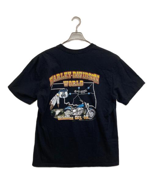 HARLEY-DAVIDSON（ハーレーダビッドソン）HARLEY-DAVIDSON (ハーレーダビッドソン) Tシャツ ブラック サイズ:不明の古着・服飾アイテム