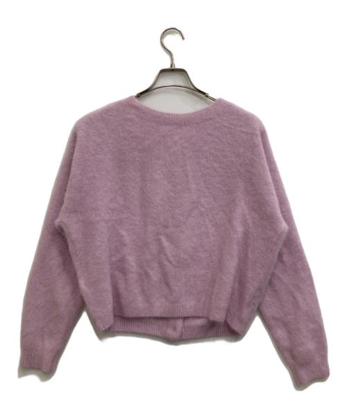 Loungedress（ラウンジドレス）Loungedress (ラウンジドレス) FURカシミヤ2WAYニット ピンク サイズ:Fの古着・服飾アイテム