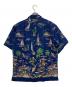 POLO RALPH LAUREN (ポロ・ラルフローレン) レーヨンアロハシャツ ネイビー サイズ:M：12000円