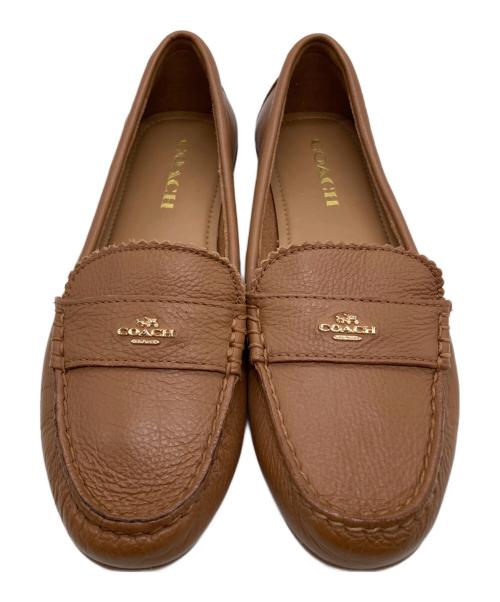 COACH（コーチ）COACH (コーチ) ローファー ブラウン サイズ:38の古着・服飾アイテム