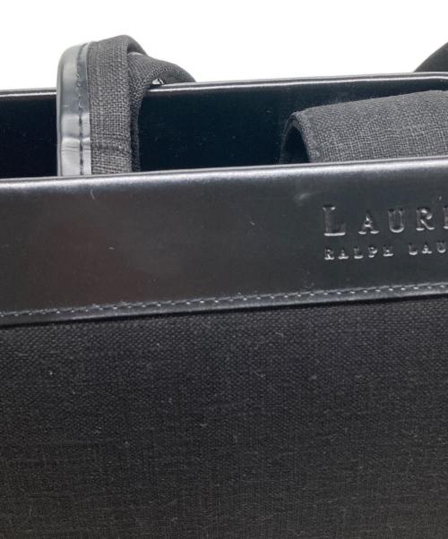 LAUREN RALPH LAUREN（ローレン ラルフ ローレン）LAUREN RALPH LAUREN (ローレン ラルフ ローレン) ハンドバッグ ブラックの古着・服飾アイテム