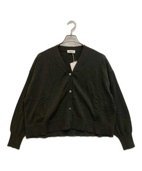 KAGURE（カグレ）kagure (カグレ) ハイツイストコットンショートカーディガン オリーブ サイズ:Freeの古着・服飾アイテム