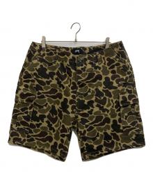 stussy（ステューシー）の古着「迷彩カーゴショートパンツ」｜オリーブ