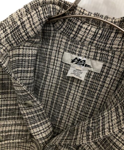 No Fear（ノーフィア）No Fear (ノーフィア) 長袖シャツ グレー サイズ:Mの古着・服飾アイテム