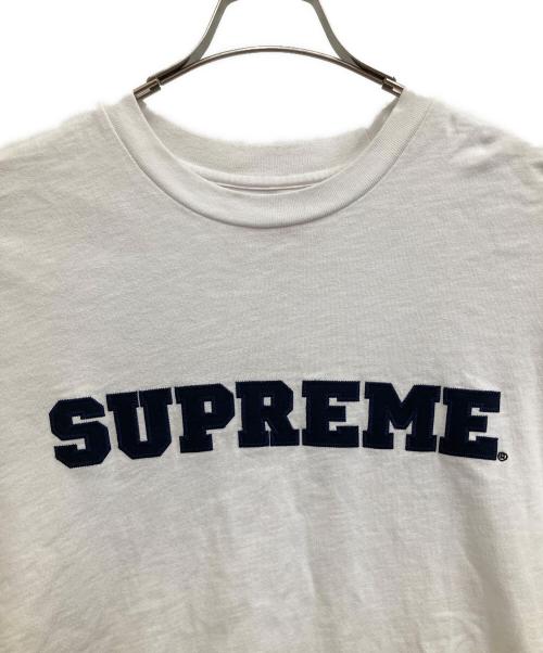 SUPREME（シュプリーム）Supreme (シュプリーム) Collegiate S/S Top ホワイト サイズ:Mの古着・服飾アイテム
