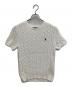 POLO RALPH LAUREN（ポロ・ラルフローレン）の古着「半袖ケーブルニット」｜ホワイト