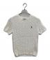 POLO RALPH LAUREN（ポロ・ラルフローレン）の古着「半袖ケーブルニット」｜ホワイト