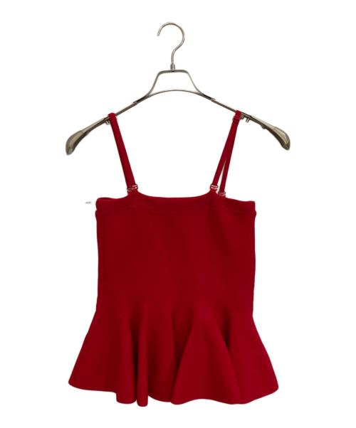 Estella.K（エステラケー）Estella.K (エステラケー) Raisa Knit Top レッド サイズ:FREEの古着・服飾アイテム