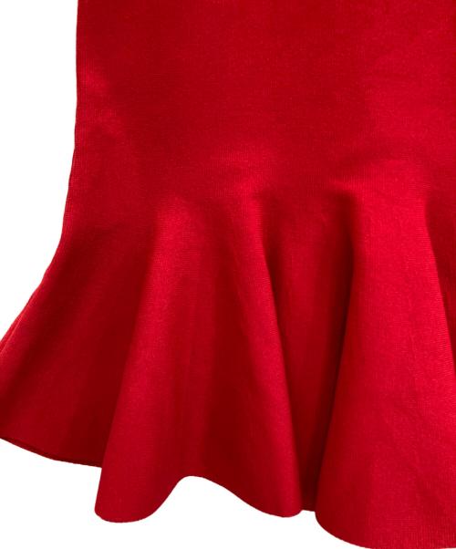 Estella.K（エステラケー）Estella.K (エステラケー) Raisa Knit Top レッド サイズ:FREEの古着・服飾アイテム