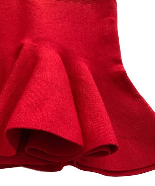 Estella.K（エステラケー）Estella.K (エステラケー) Raisa Knit Top レッド サイズ:FREEの古着・服飾アイテム