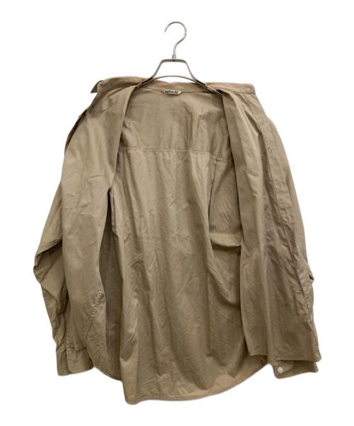 AURALEE（オーラリー）AURALEE (オーラリー) WASHED FINX TWILL BIG SHIRTS ベージュ サイズ:3の古着・服飾アイテム