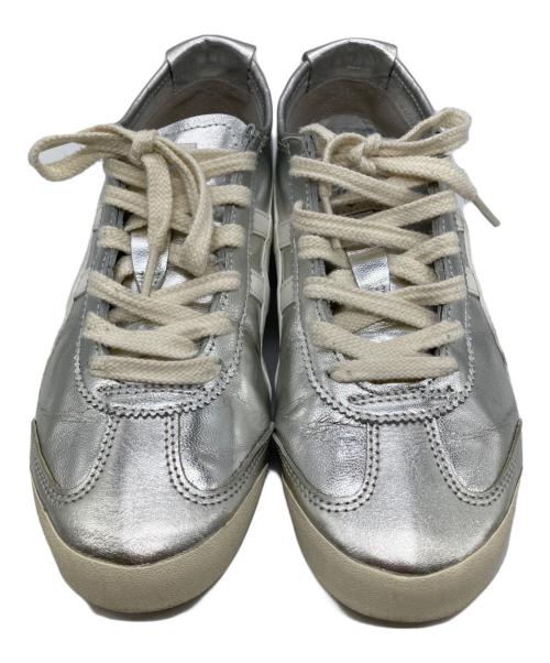 Onitsuka Tiger（オニツカタイガー）Onitsuka Tiger (オニツカタイガー) ローカットスニーカー シルバー サイズ:25の古着・服飾アイテム