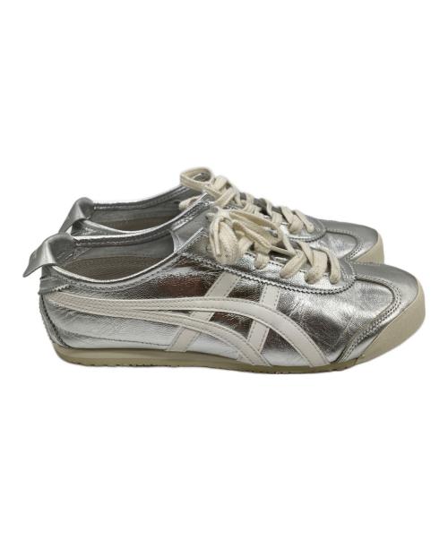 Onitsuka Tiger（オニツカタイガー）Onitsuka Tiger (オニツカタイガー) ローカットスニーカー シルバー サイズ:25の古着・服飾アイテム