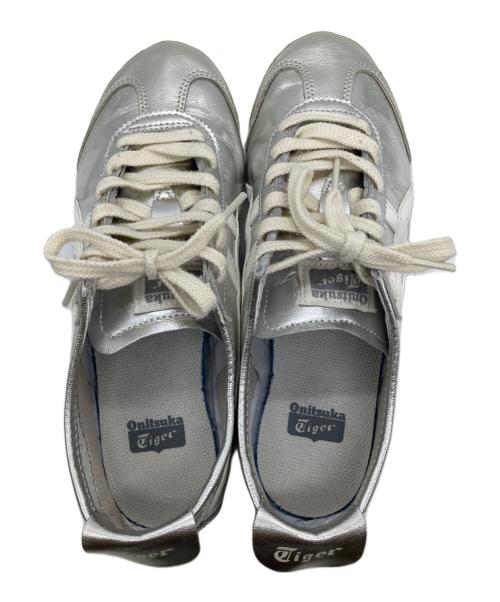 Onitsuka Tiger（オニツカタイガー）Onitsuka Tiger (オニツカタイガー) ローカットスニーカー シルバー サイズ:25の古着・服飾アイテム