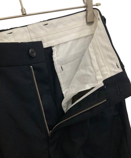 SUMARI（シュマリ）SUMARI (シュマリ) Wool Gabardine 2Tuck Slacks ブラック サイズ:1の古着・服飾アイテム