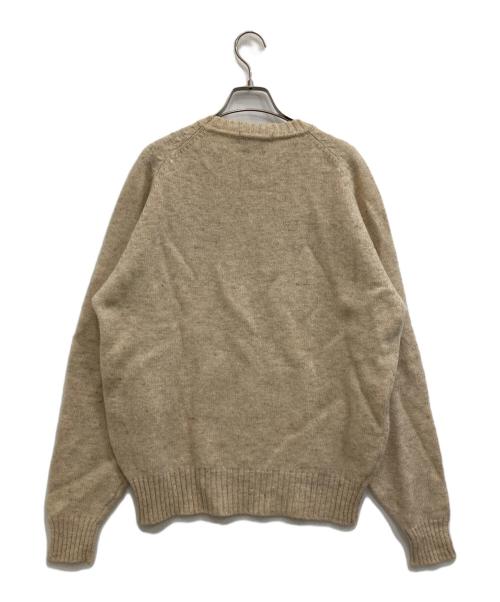 POLO RALPH LAUREN（ポロ・ラルフローレン）POLO RALPH LAUREN (ポロ・ラルフローレン) ウールニット ベージュ サイズ:Lの古着・服飾アイテム