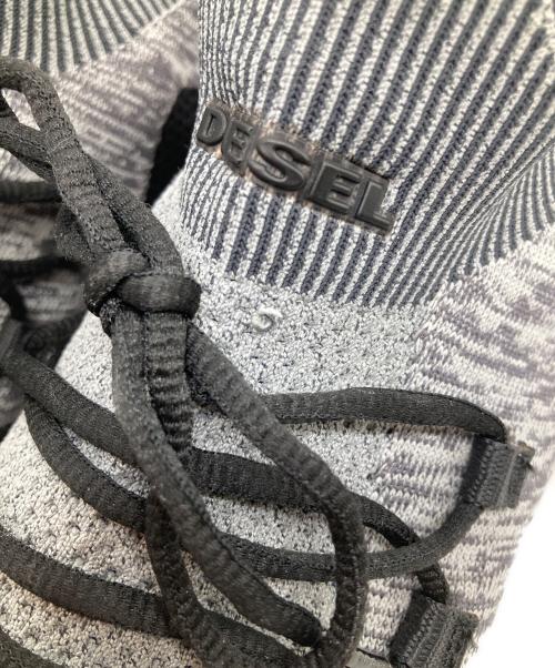 DIESEL（ディーゼル）DIESEL (ディーゼル) ソックスニーカー グレー サイズ:27の古着・服飾アイテム