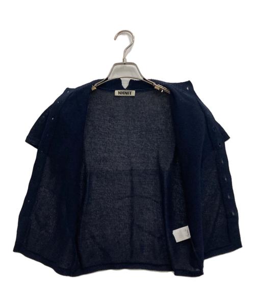 NKNIT（ンニット）NKNIT (ンニット) mock neck KNIT cardigan ネイビー サイズ:1の古着・服飾アイテム