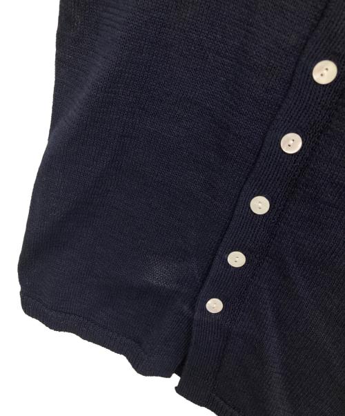 NKNIT（ンニット）NKNIT (ンニット) mock neck KNIT cardigan ネイビー サイズ:1の古着・服飾アイテム