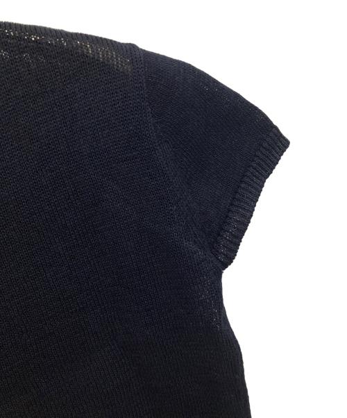 NKNIT（ンニット）NKNIT (ンニット) mock neck KNIT cardigan ネイビー サイズ:1の古着・服飾アイテム