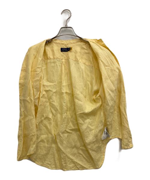 POLO RALPH LAUREN（ポロ・ラルフローレン）POLO RALPH LAUREN (ポロ・ラルフローレン) 半袖リネンシャツ イエロー サイズ:00の古着・服飾アイテム